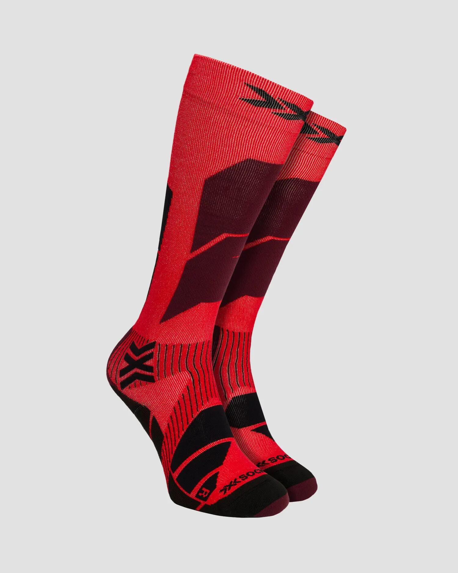 Skarpety unisex X-Socks Ski Perform Otc Hot Red R111 1/2