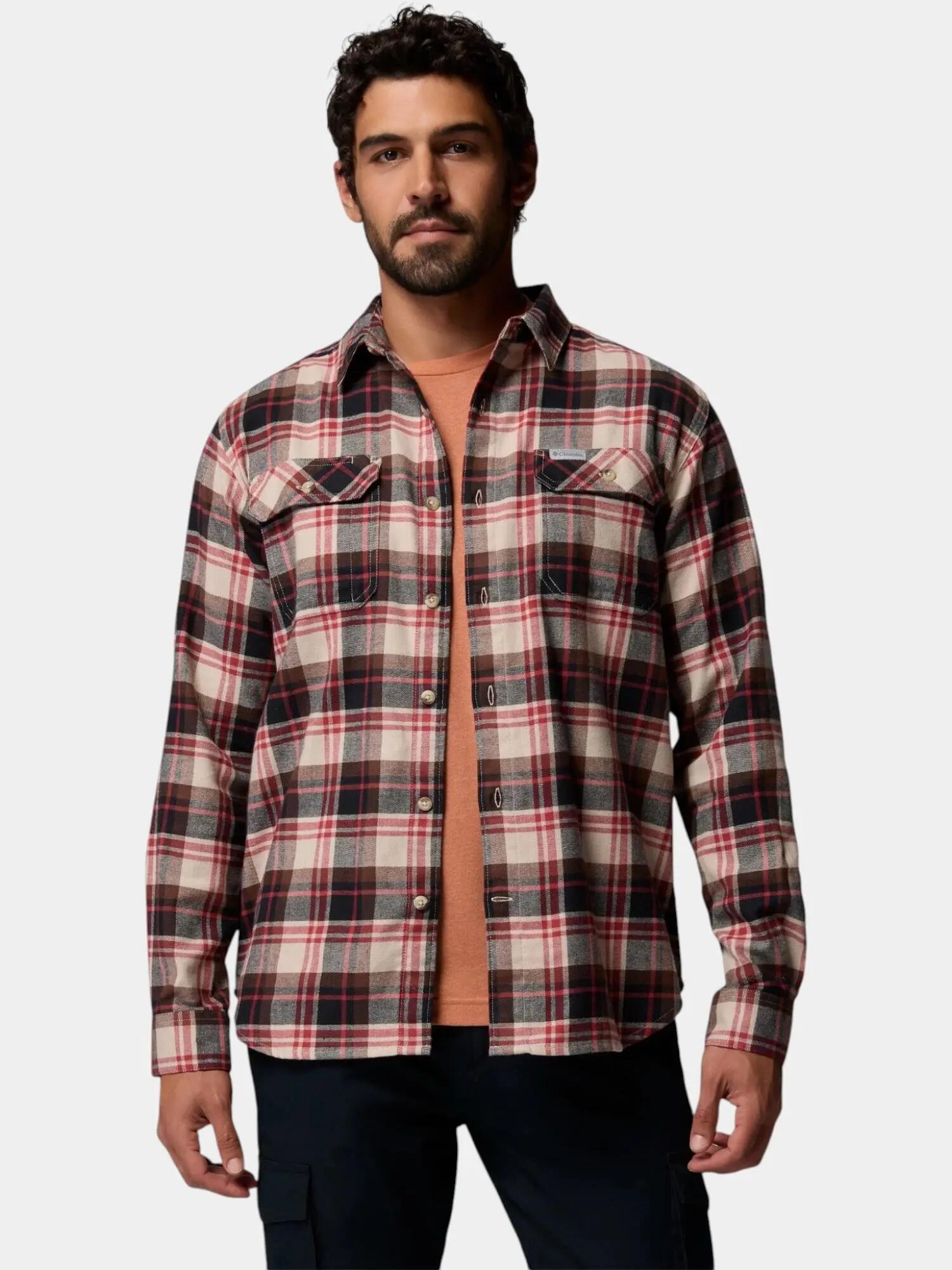 Férfi Flare Gun Stretch Flannel hosszú ujjú ing 5/7