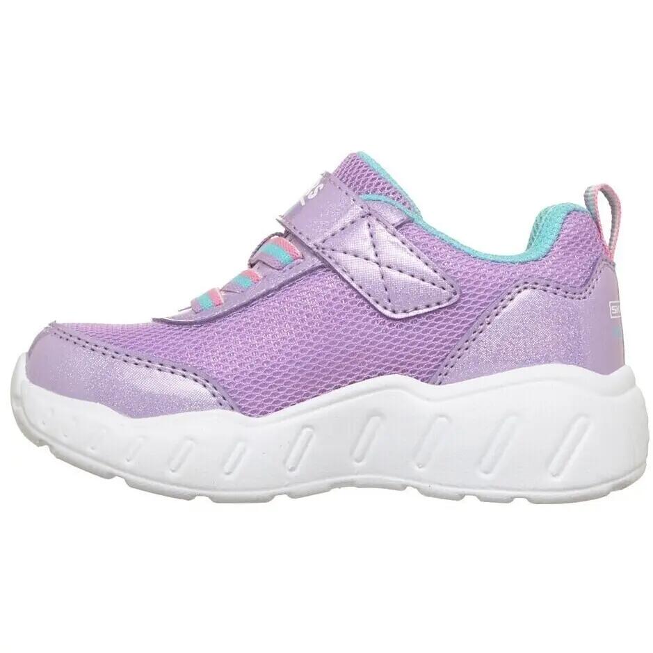 Baskets Skechers Play Scene Shimmer Splash, Violet, Enfants 4/5