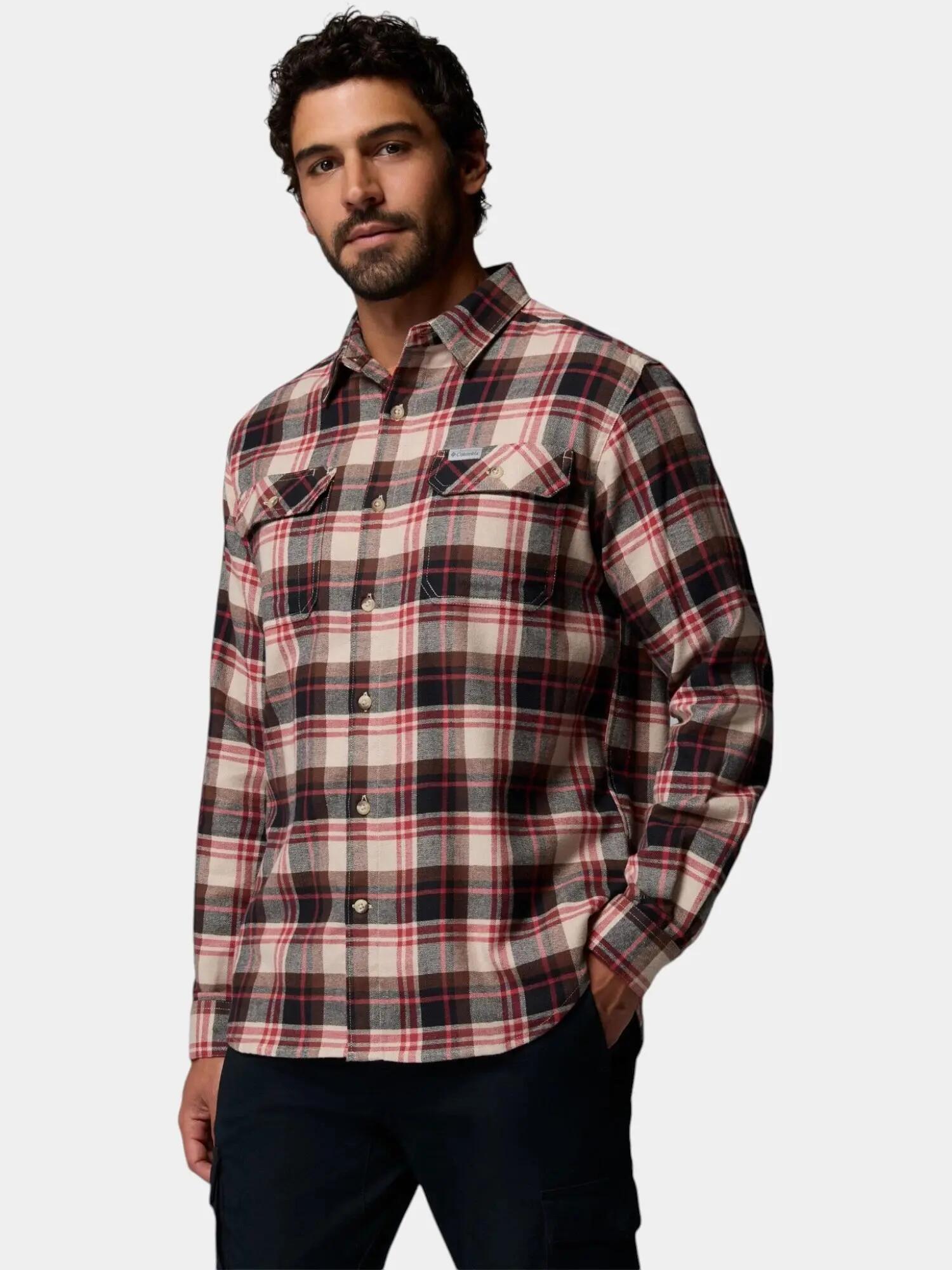 Férfi Flare Gun Stretch Flannel hosszú ujjú ing 2/7