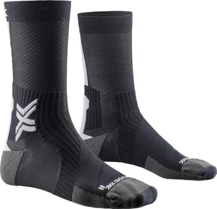 X-Socks® Bike Perform Crew Socken Schwarz Weiß