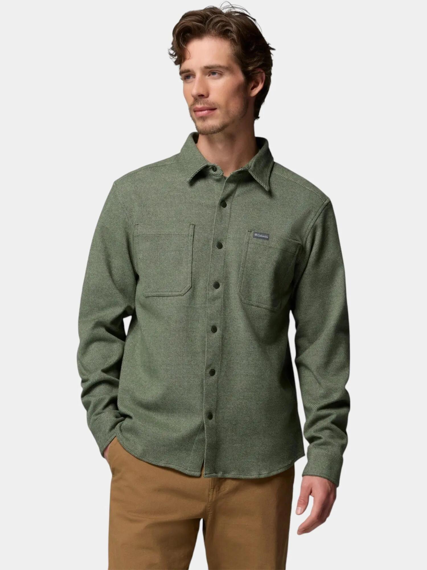 Camasa cu maneci lungi Twill River Long Sleeve Knit Shirt barbati