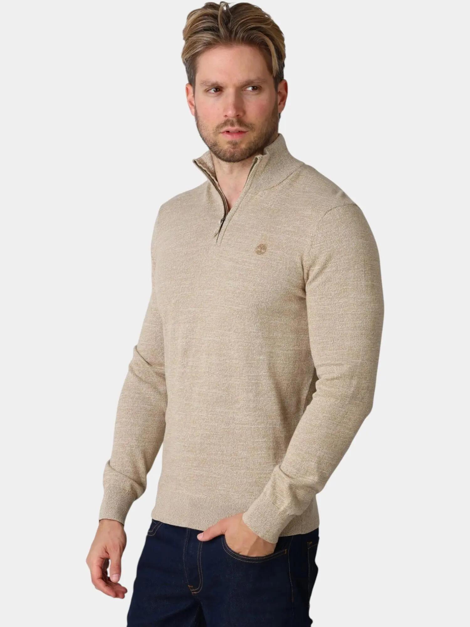 Gebreide Trui Heren Williams River Cotton 1/4 Zip 2/5
