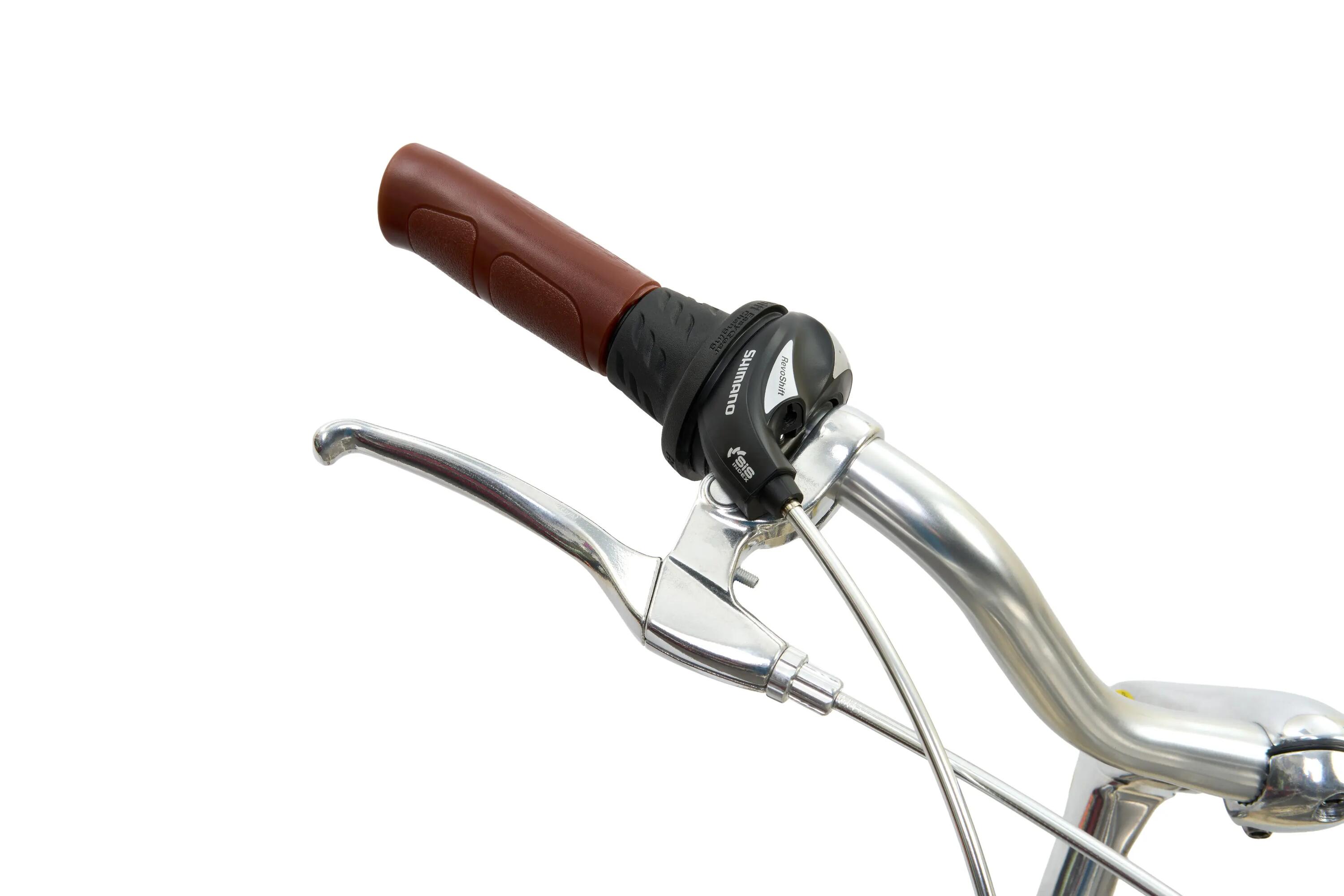 Rower Miejski BOULEVARD 28" Aluminiowa Rama 18 Biegów Shimano Kremowy 5/6