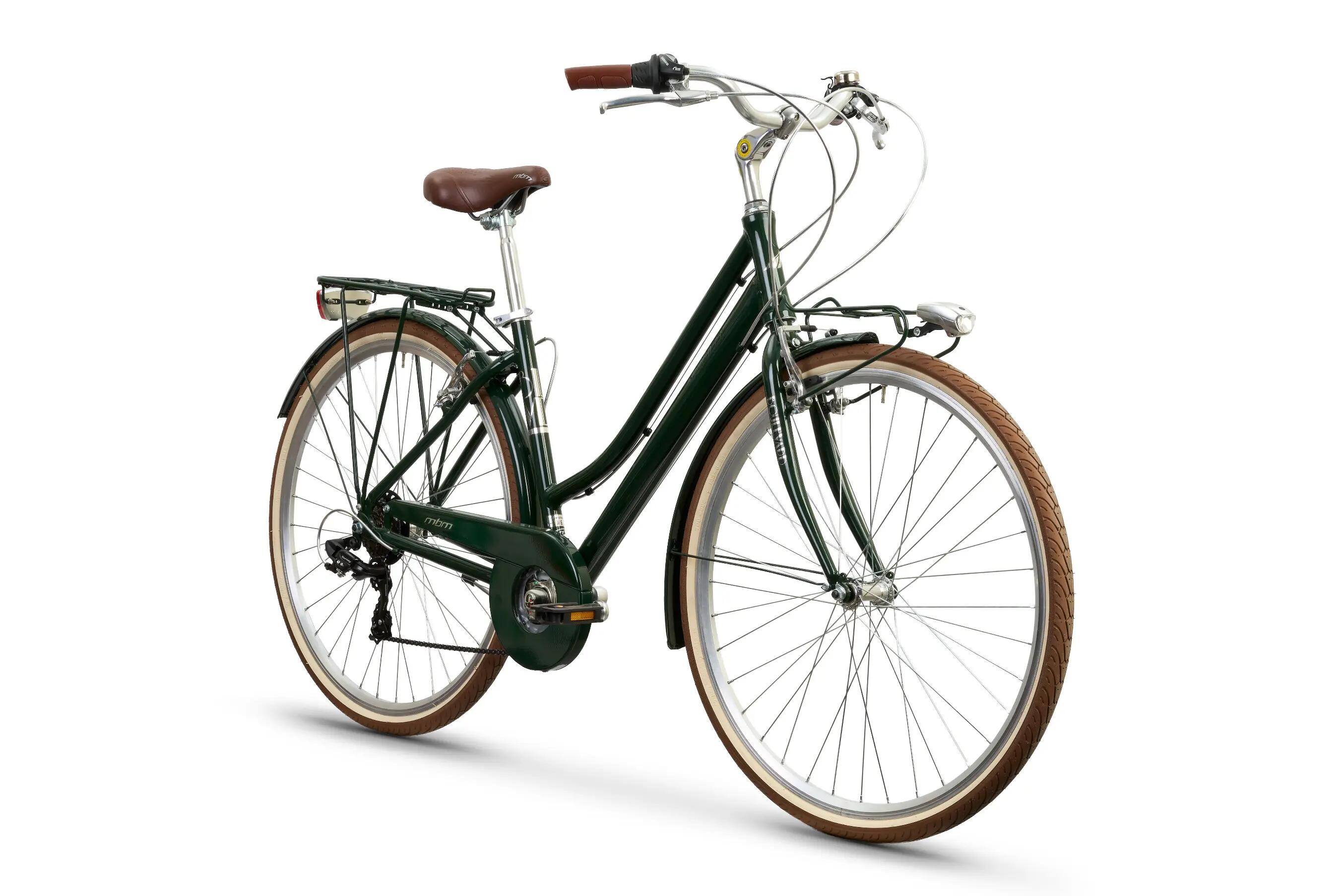 Rower Miejski BOULEVARD 28" Aluminiowa Rama 18 Biegów Shimano Zielony 2/6