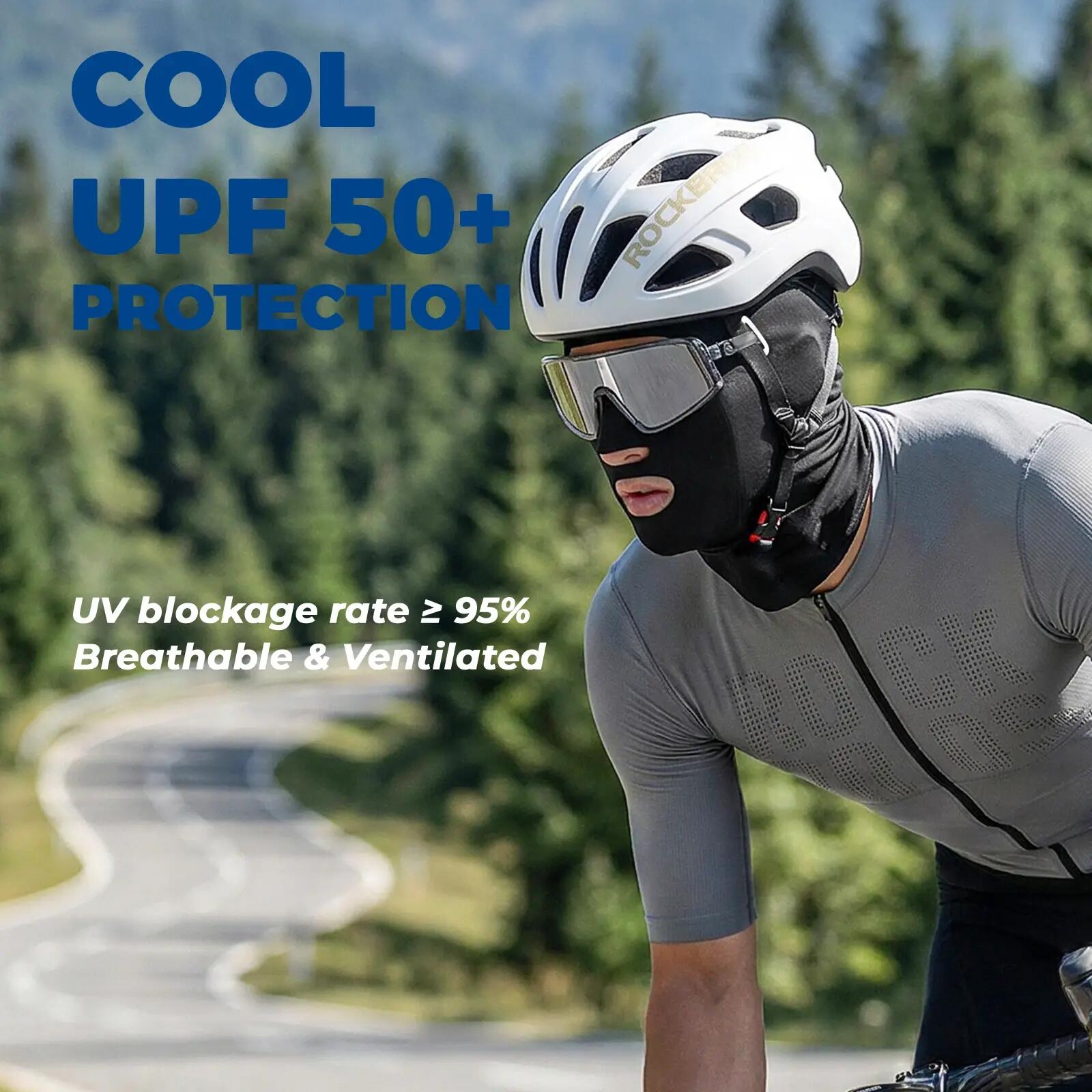 Cagoule été UPF50+ anti-UV respirante pour vélo 2/6