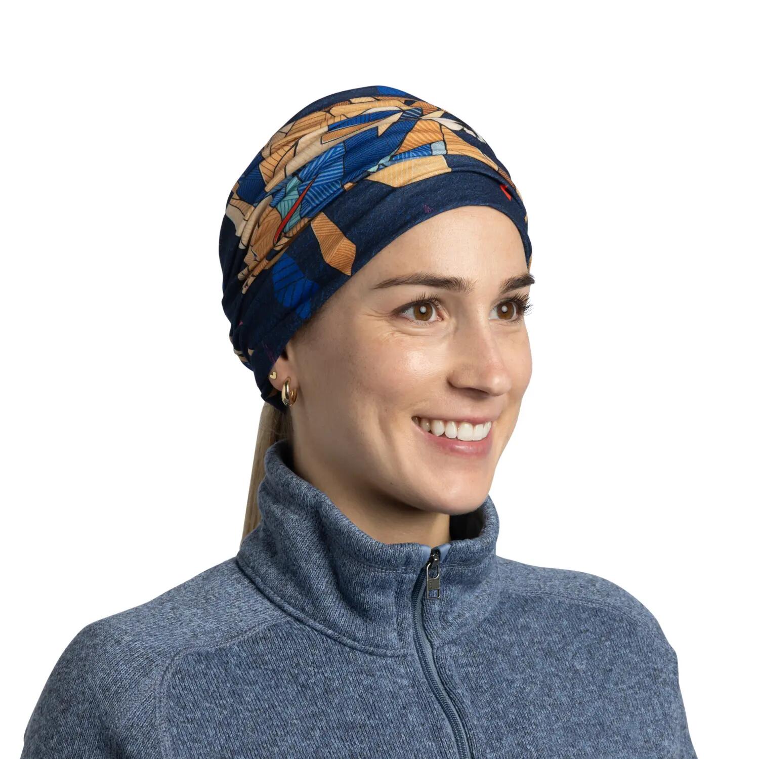 Tour de cou Original EcoStretch Unisex Buff Bleu foncé TAILLE UNIQUE 4/5