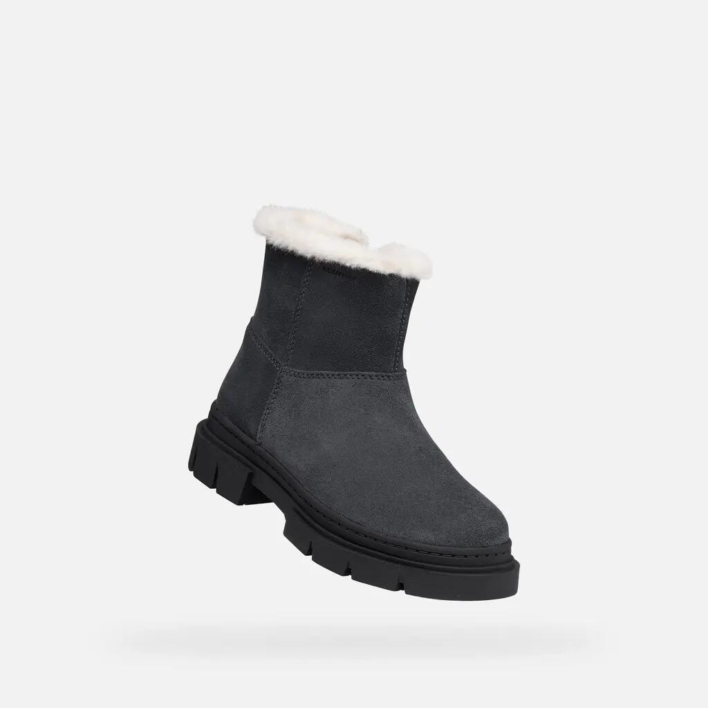 Bottines Fille J KARSYN WPF GIRL Gris Foncé 6/7