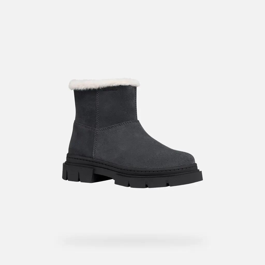 Bottines Fille J KARSYN WPF GIRL Gris Foncé 4/7