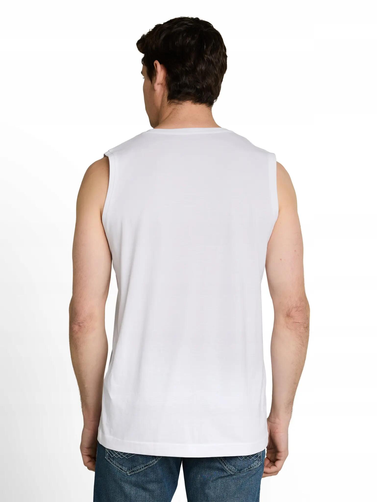 KOSZULKA KOMPLET 2 SZT T-SHIRT BEZ RĘKAWÓW MĘSKI TOM TAILOR ZESTAW 2-PAK M 2/6