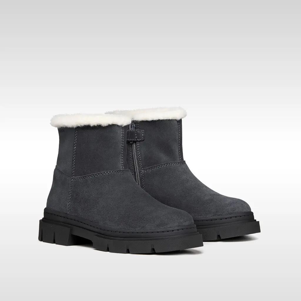 Bottines Fille J KARSYN WPF GIRL Gris Foncé 3/7