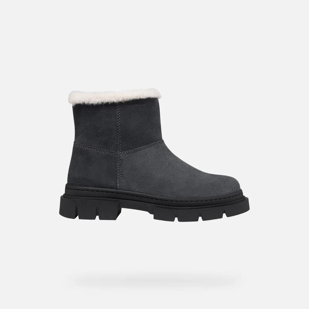 Bottines Fille J KARSYN WPF GIRL Gris Foncé 2/7