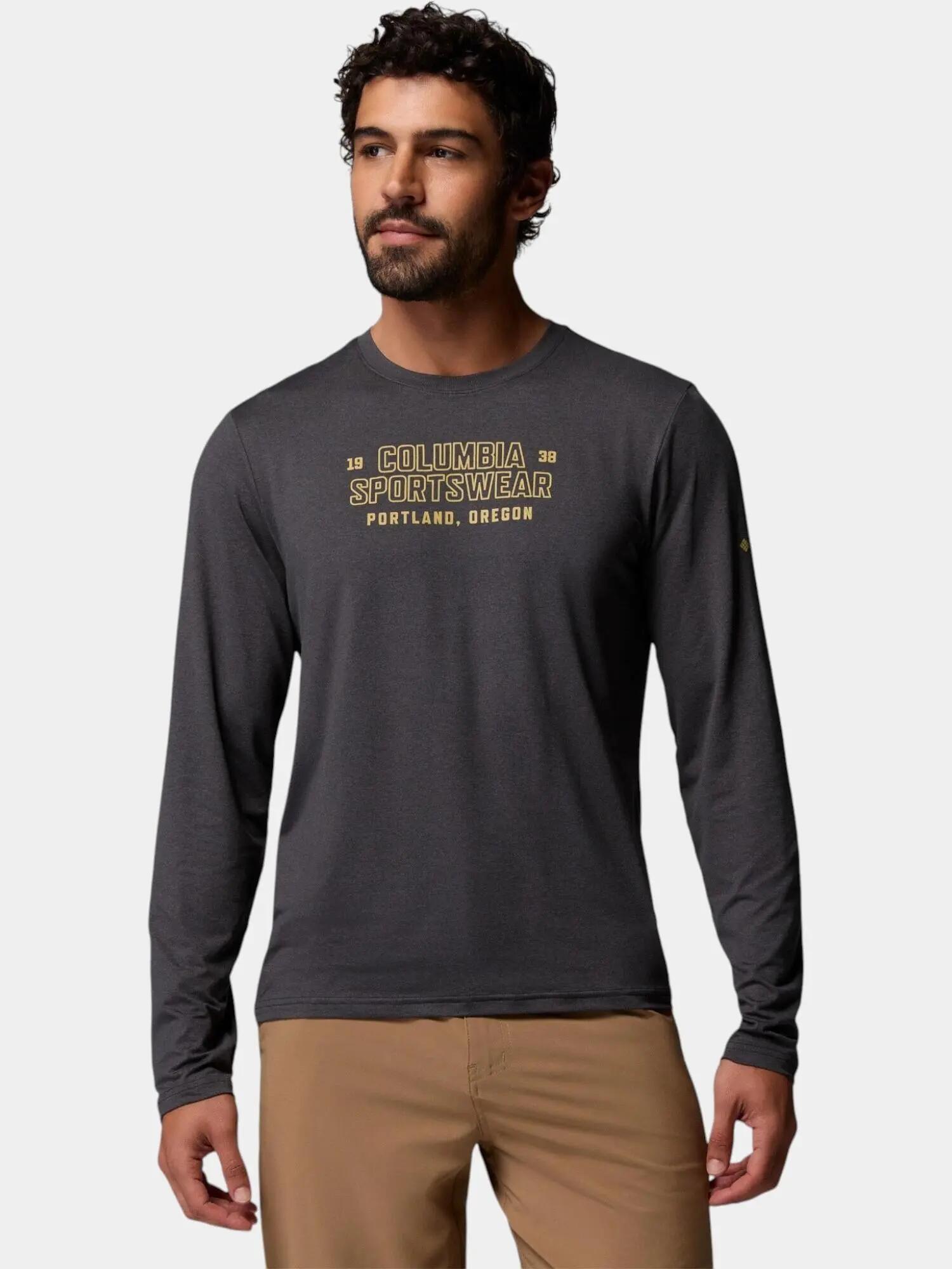 Tricou cu maneci lungi Parsons Point Long Sleeve Graphic Tee barbati