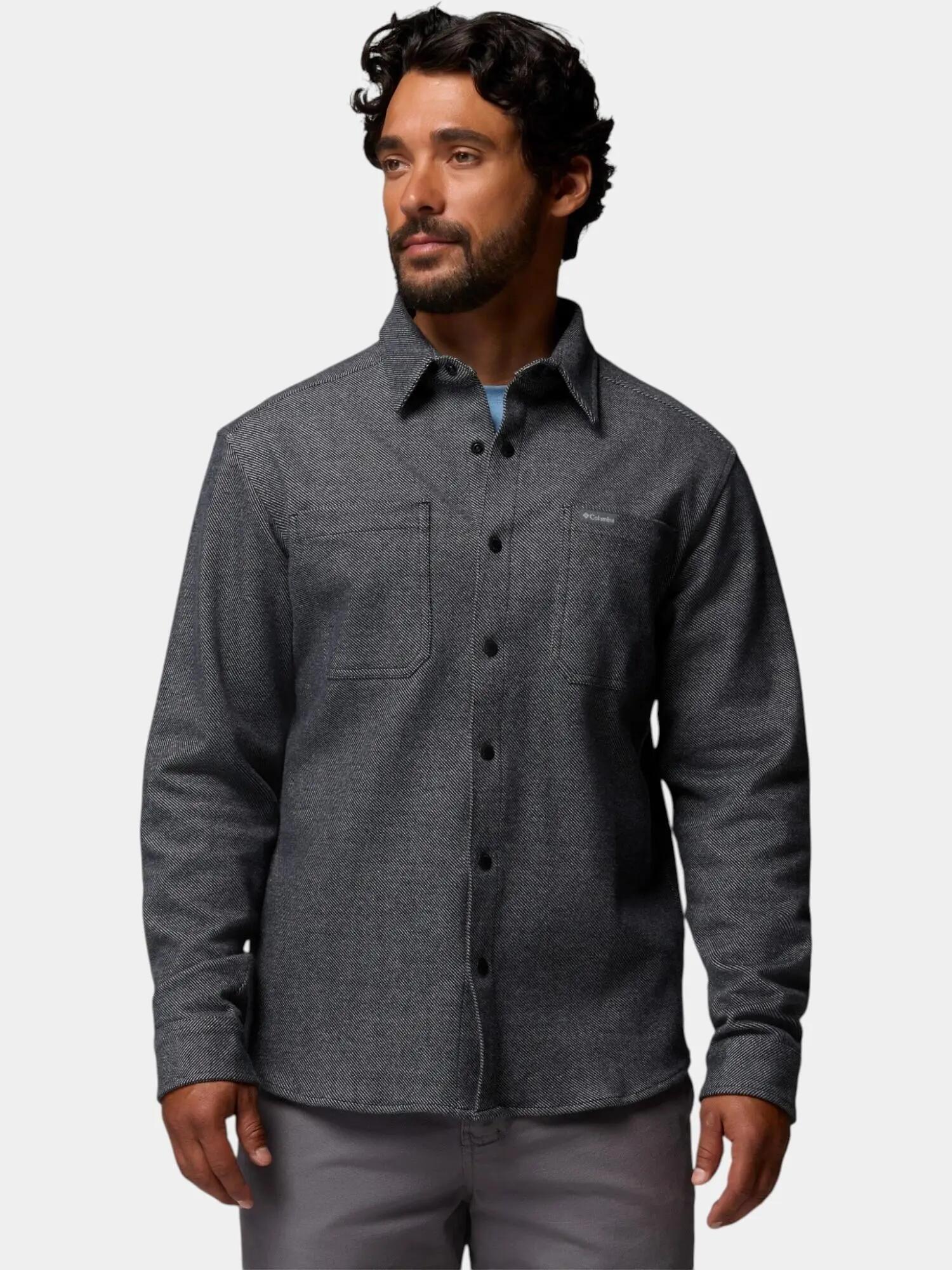 Camasa cu maneci lungi Twill River Long Sleeve Knit Shirt barbati