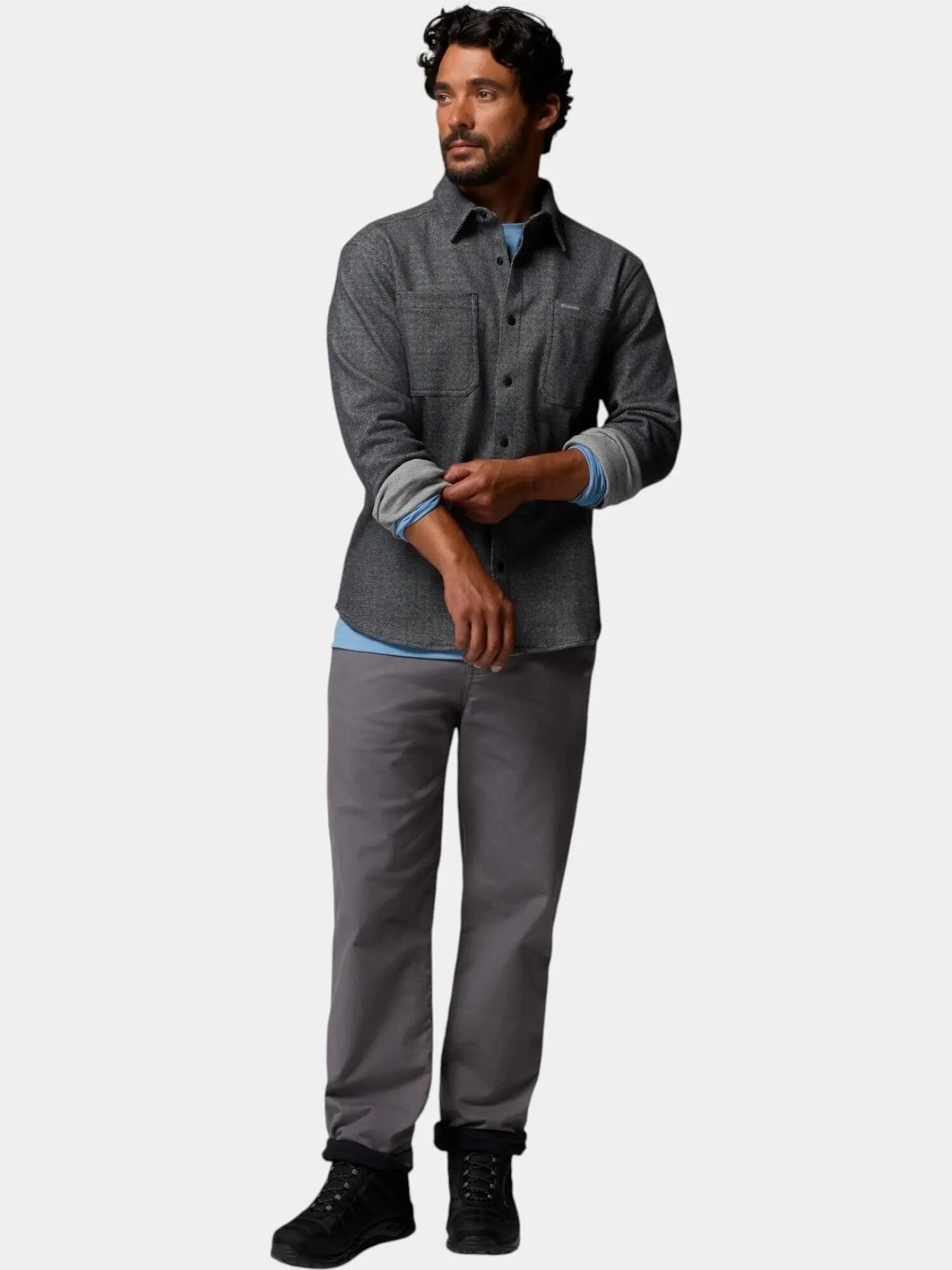 Camasa cu maneci lungi Twill River Long Sleeve Knit Shirt barbati 4/7