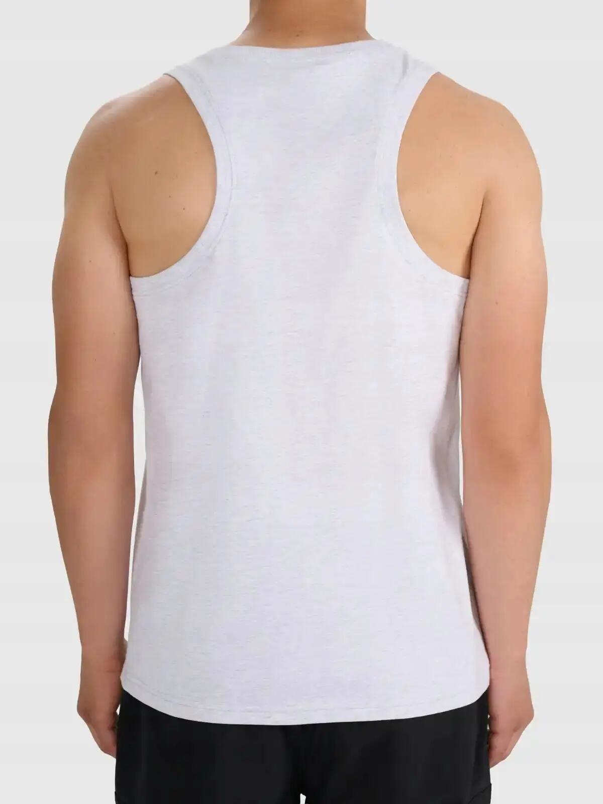 KOSZULKA MĘSKA 4F T-SHIRT NA RAMIĄCZKA BEZ RĘKAWÓW M307 L SS26 3/4