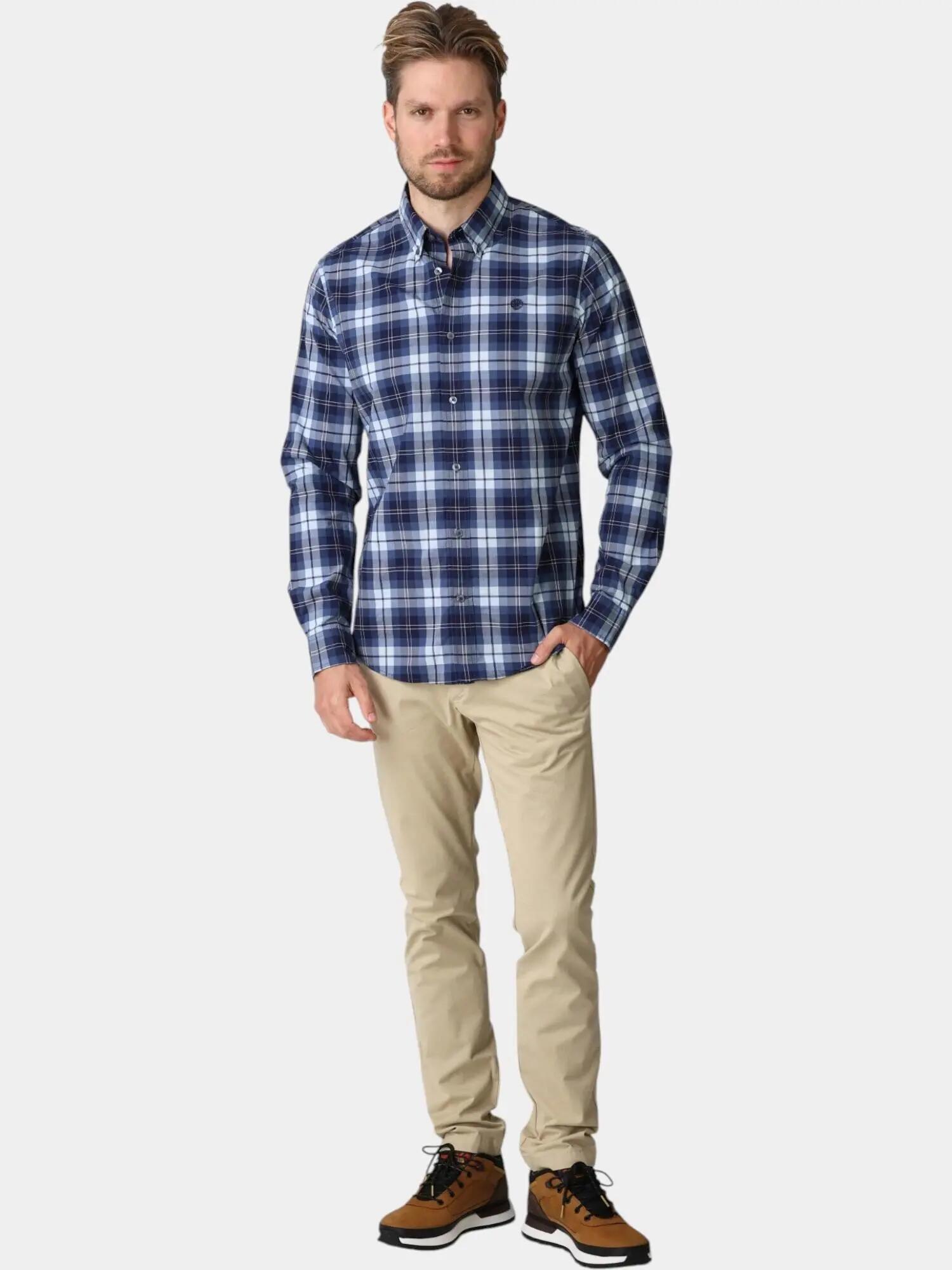 Hemd Herren Poplin Check (Regular) 4/5