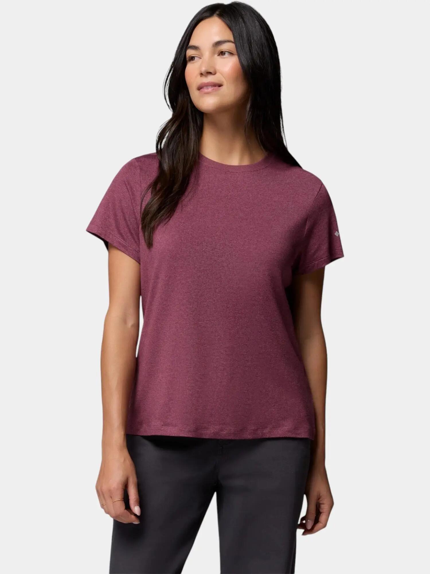 Tricou pentru sport, cu maneci scurte Parsons Point  Short Sleeve Logo Tee femei