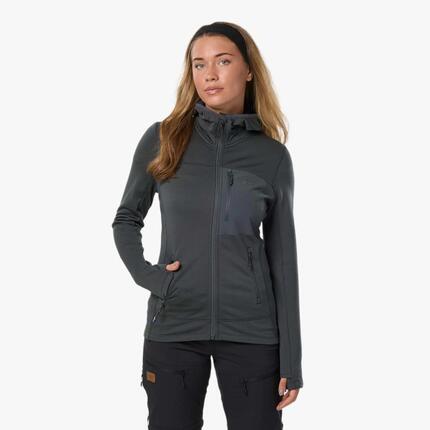 Bluza Z Kapturem Rozpinana Kobieta Oddychający