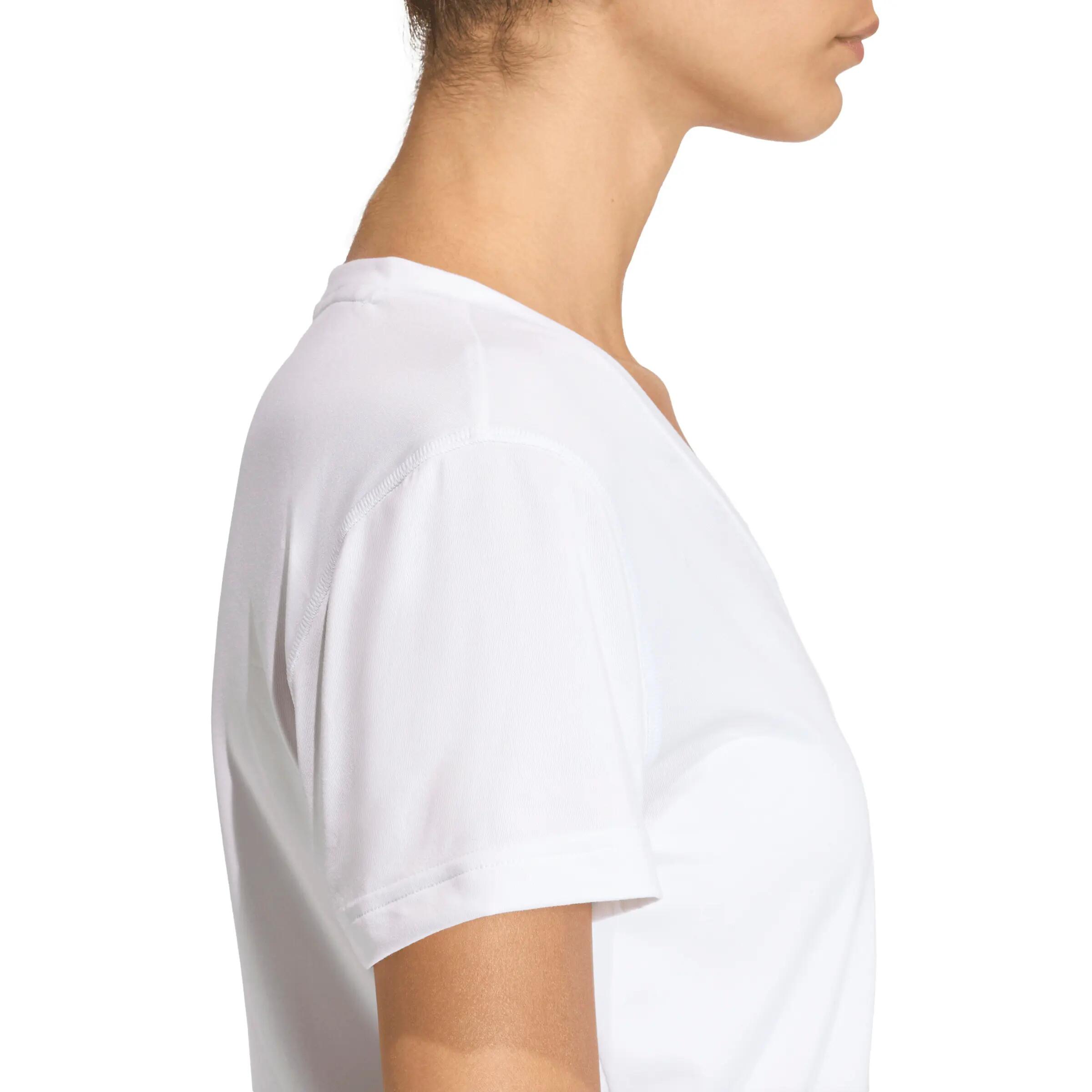 T-shirt com Decote em V Workout Essentials 7/14