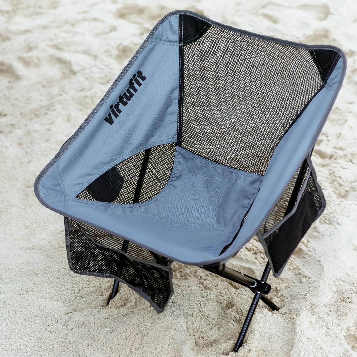 Camping stoel compact - beige - set van 2 3/7
