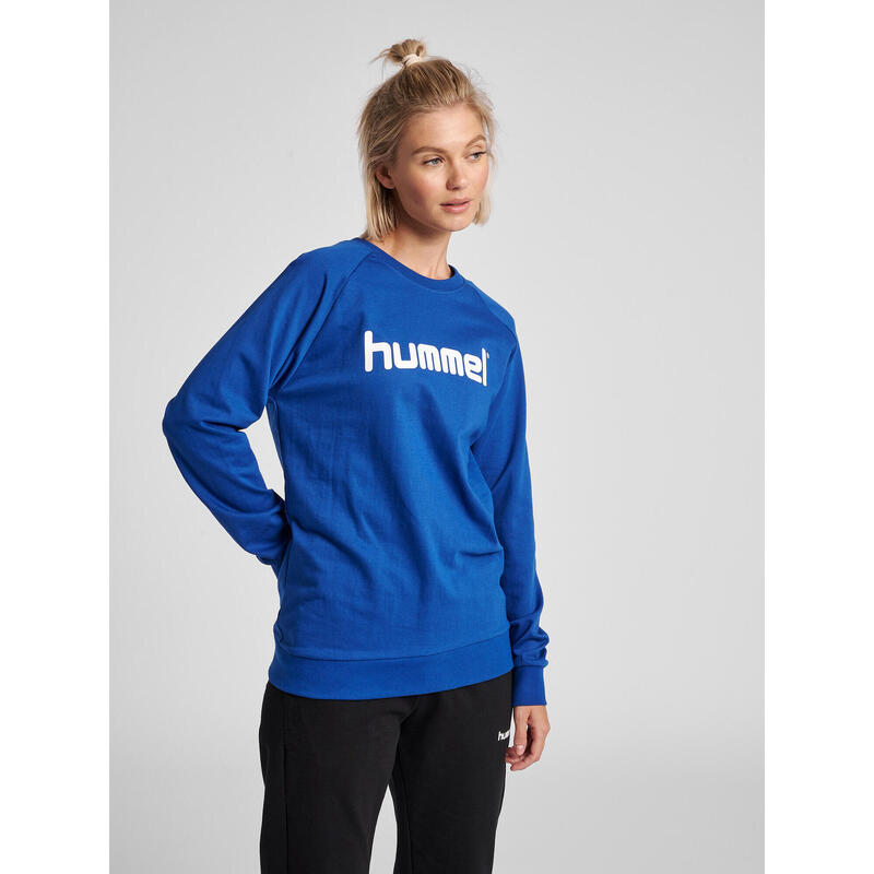 Bluza do piłki ręcznej damska Hummel Go Cotton Logo Sweatshirt Woman
