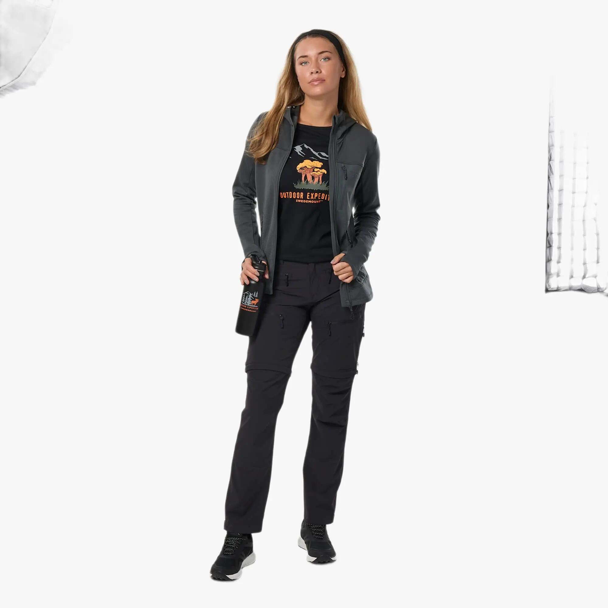 Sweat À Capuche Zippé  Femme Respirant 3/7