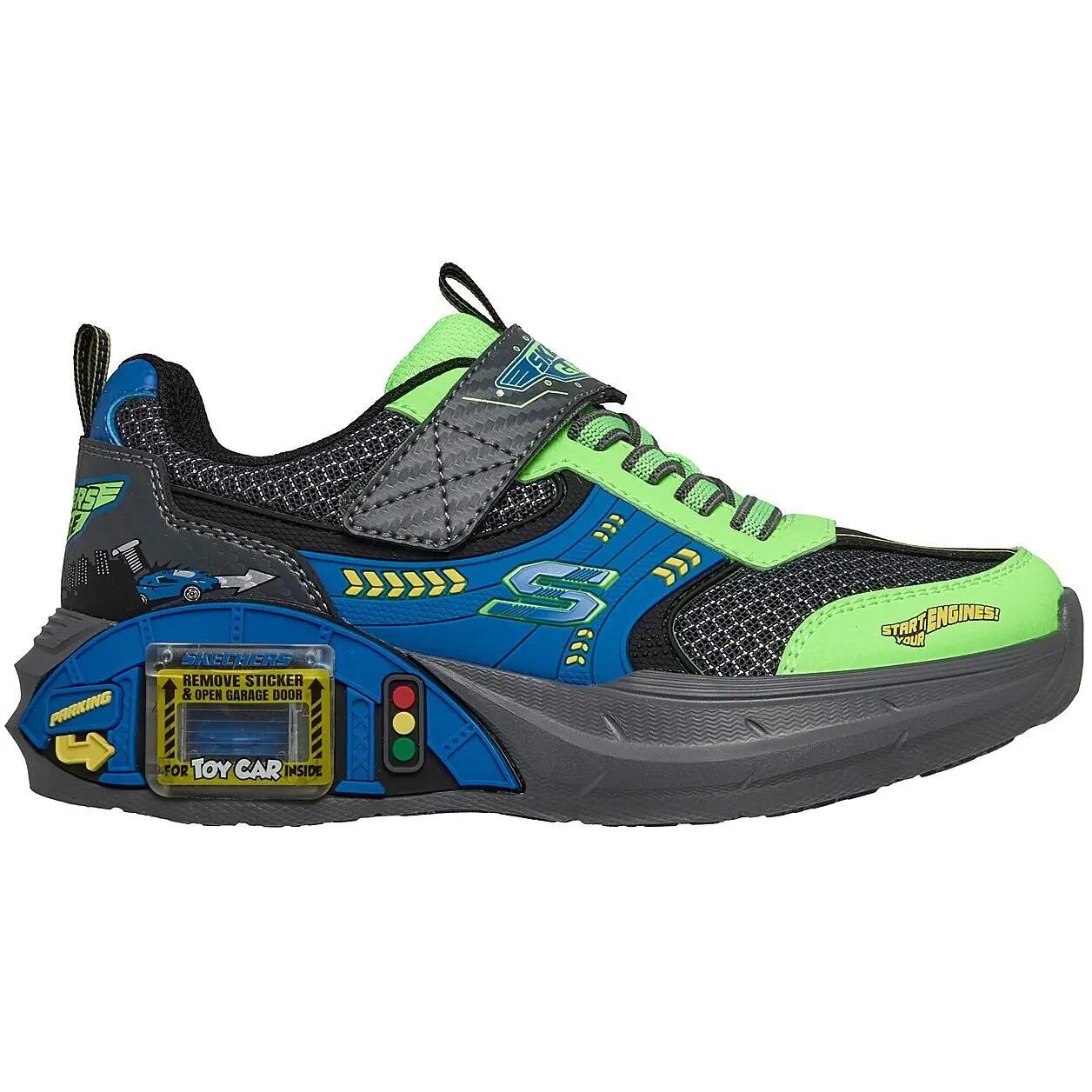 Baskets Skechers Garage, Gris, Enfants 3/5