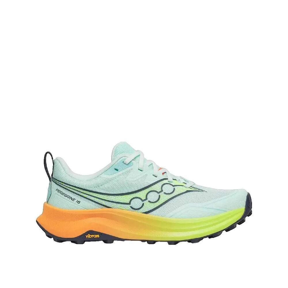 Saucony Peregrine 16 Trail Shoes Green, Blue
