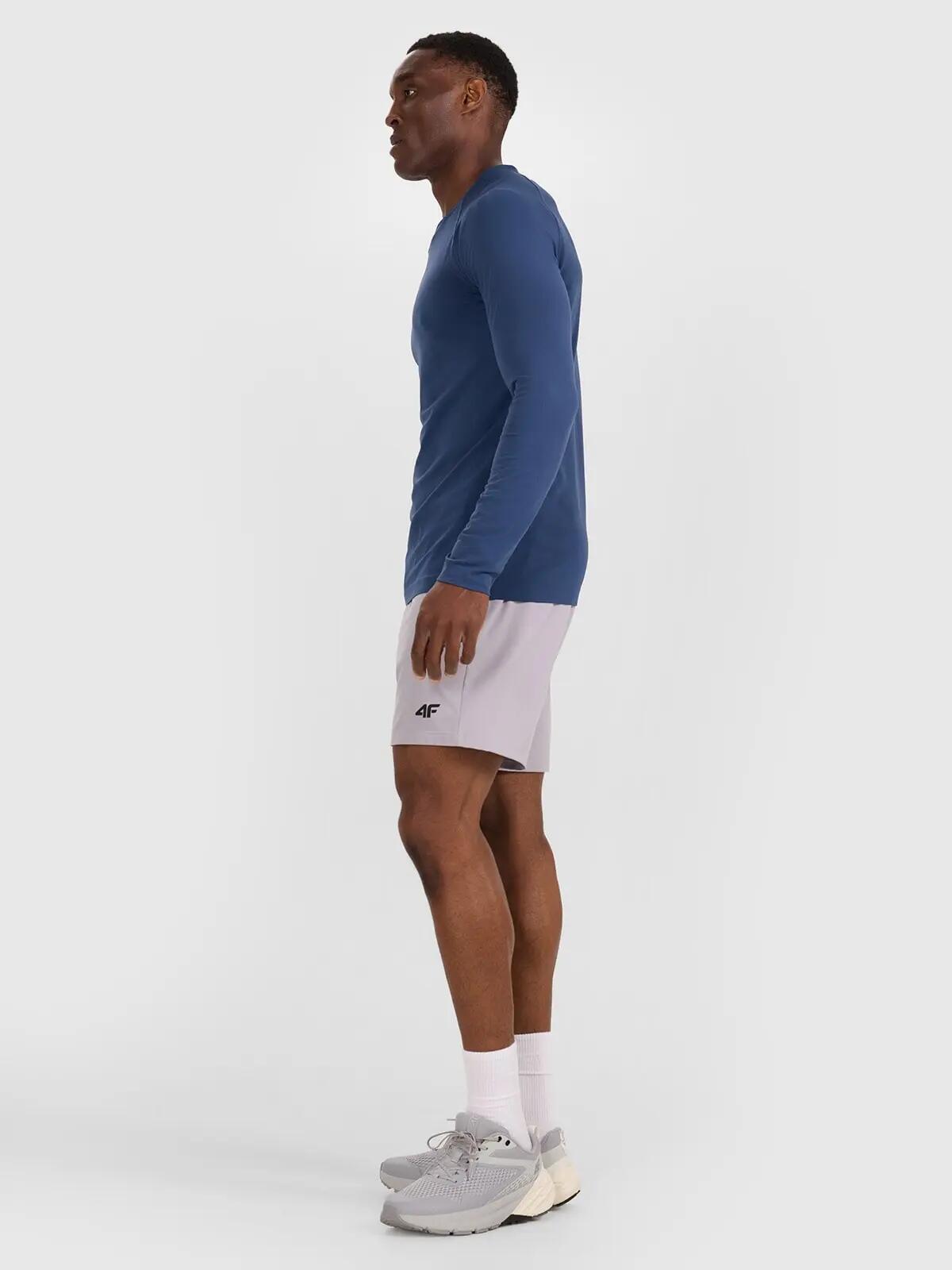 KOSZULKA BEZSZWOWA MĘSKA 4F LONGSLEEVE SZYBKOSCHNĄCA TFLOM404 S/M 3/10
