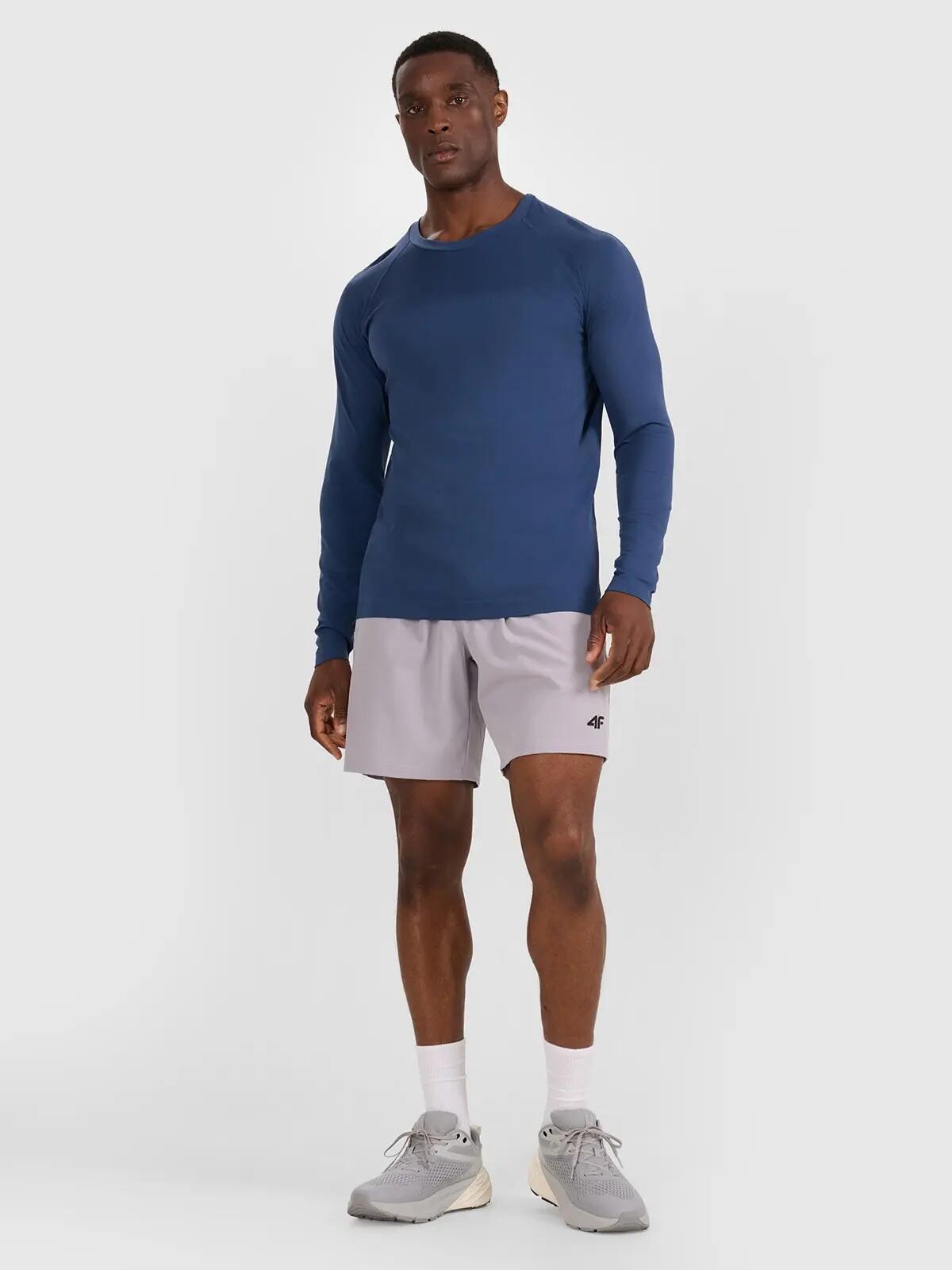KOSZULKA BEZSZWOWA MĘSKA 4F LONGSLEEVE SZYBKOSCHNĄCA TFLOM404 S/M 2/10