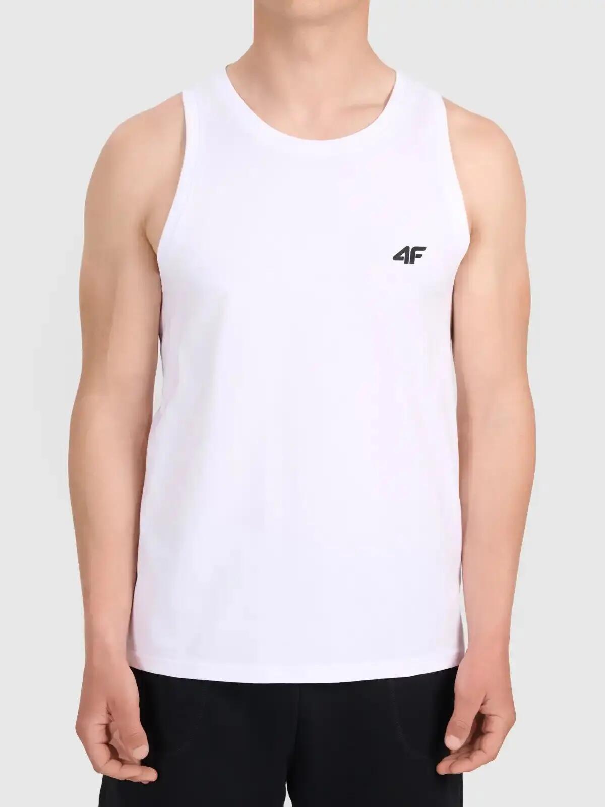 KOSZULKA MĘSKA 4F T-SHIRT NA RAMIĄCZKA BEZ RĘKAWÓW M307 4XL SS26 2/4
