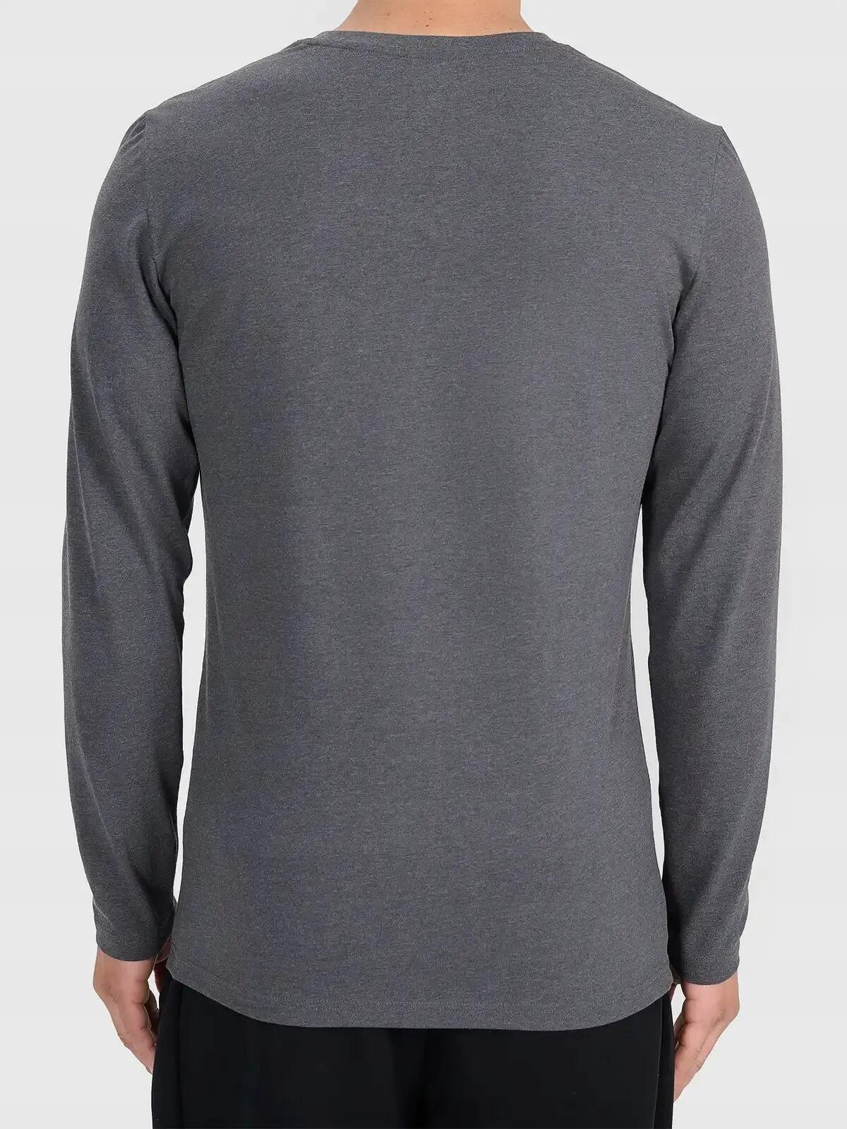 LONGSLEEVE MĘSKI 4F KOSZULKA BLUZKA Z DŁUGIM RĘKAWEM L M611 3/6