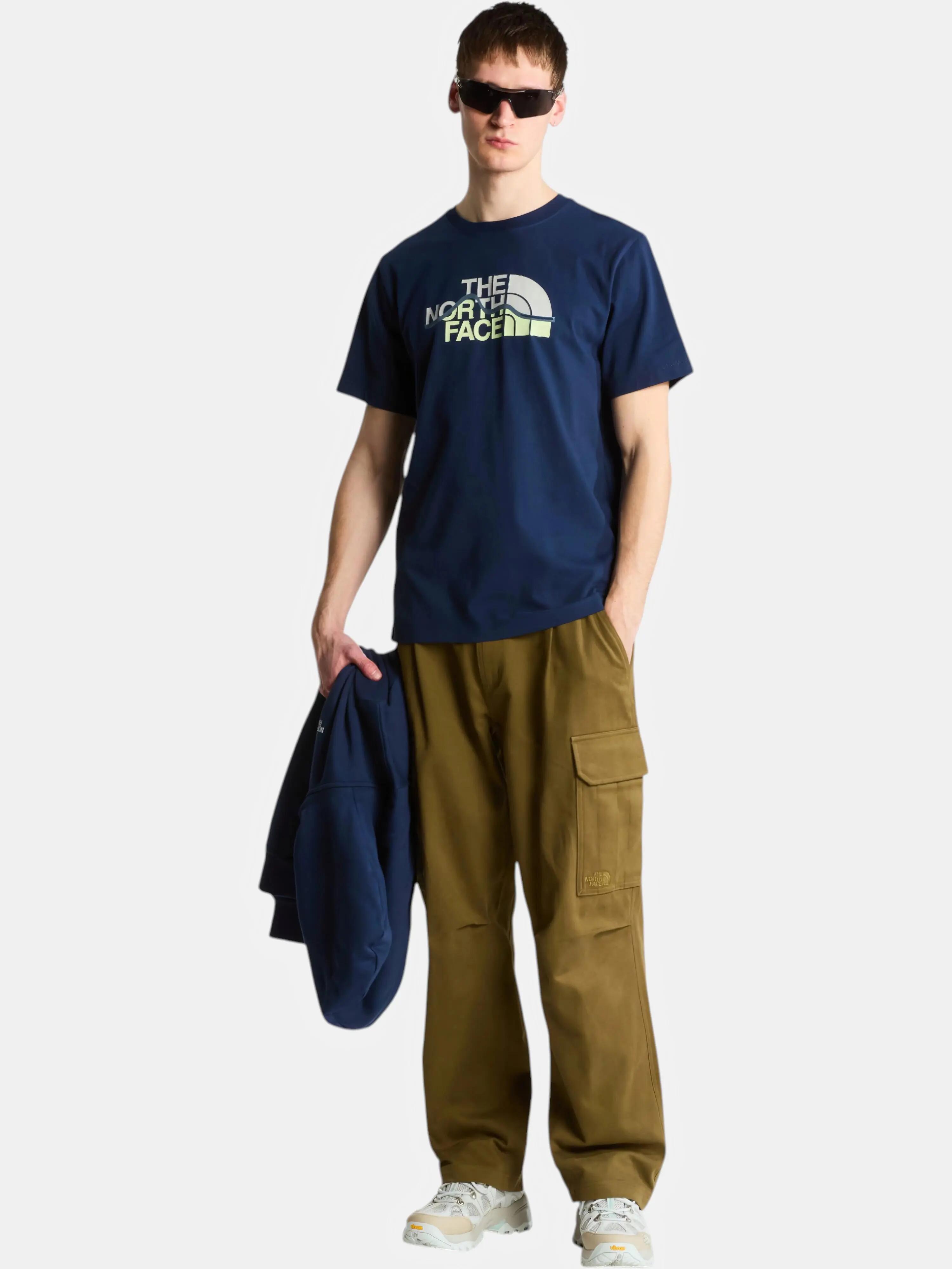 Férfi M Mountain Line Regular Short Sleeve Tee rövid ujjú póló 3/6