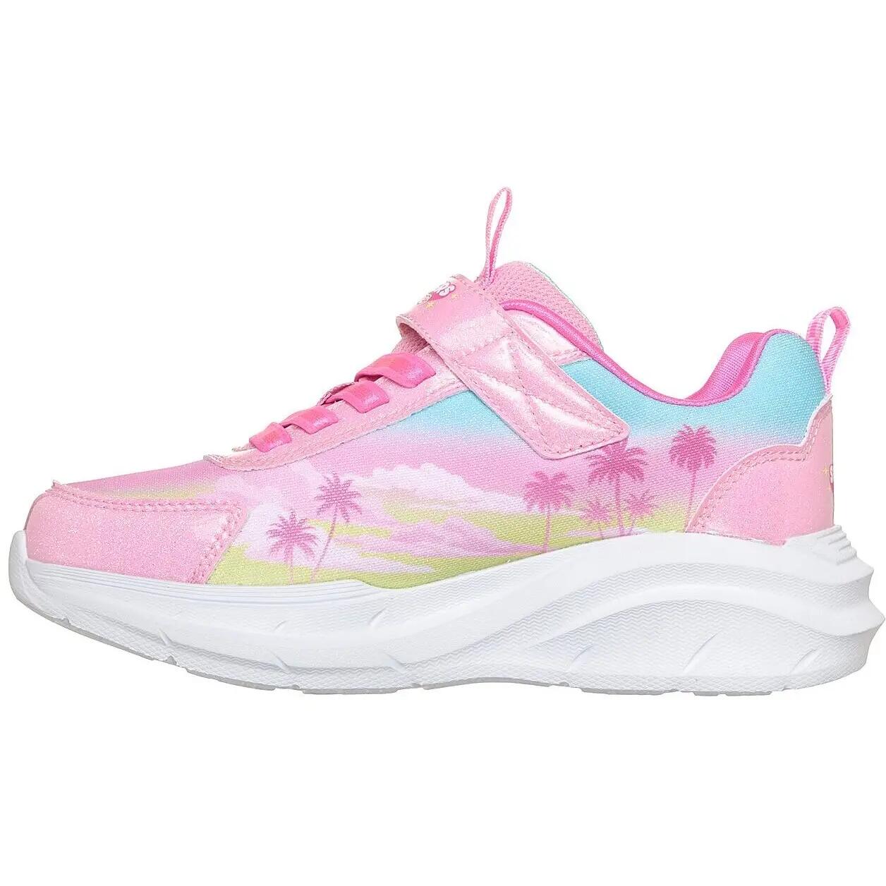 Baskets Skechers Garage Glam Racer, Rose, Enfants 5/5