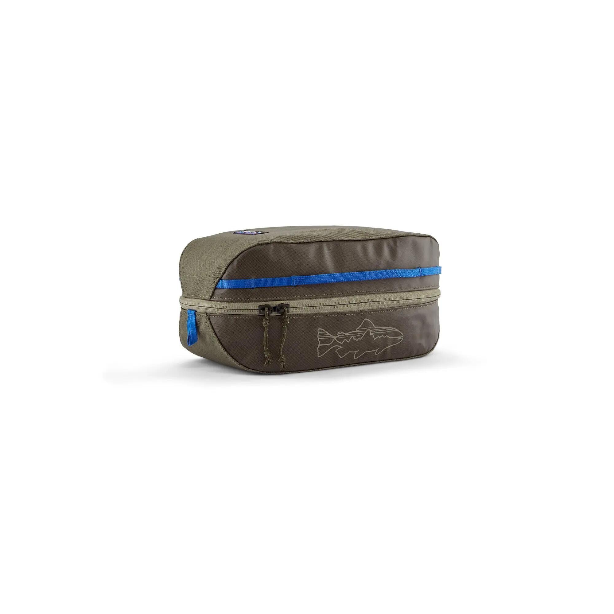 Organizator bagaj Patagonia Black Hole Cube 6L - albastru cu roșu