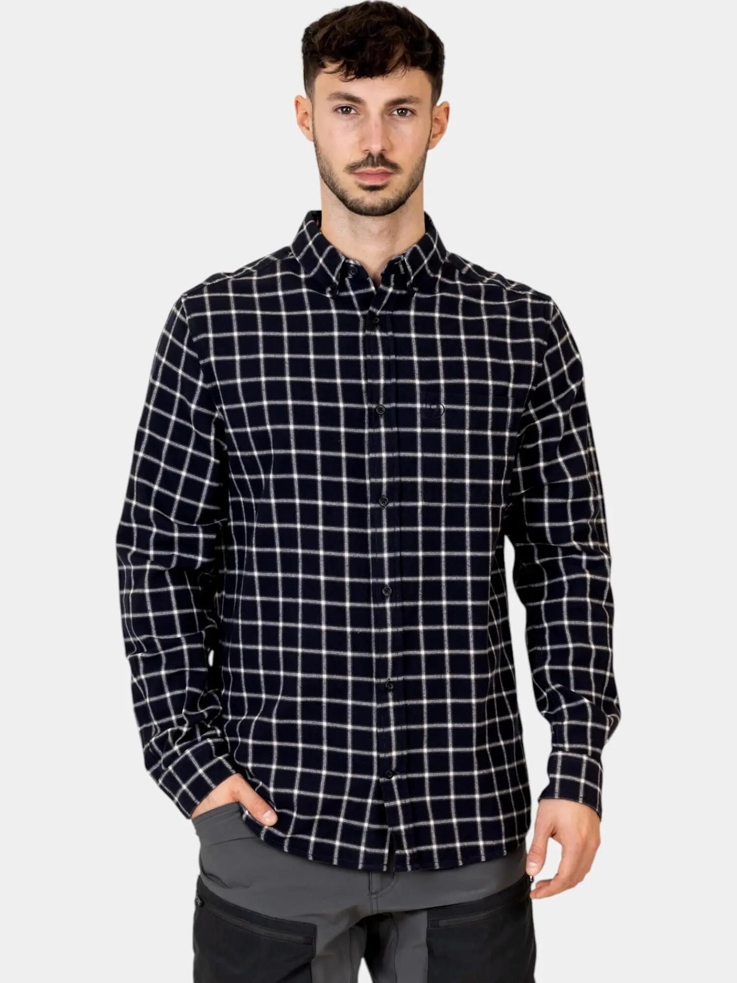 Férfi hosszú ujjú ing Övik Flannel Shirt M 1/7