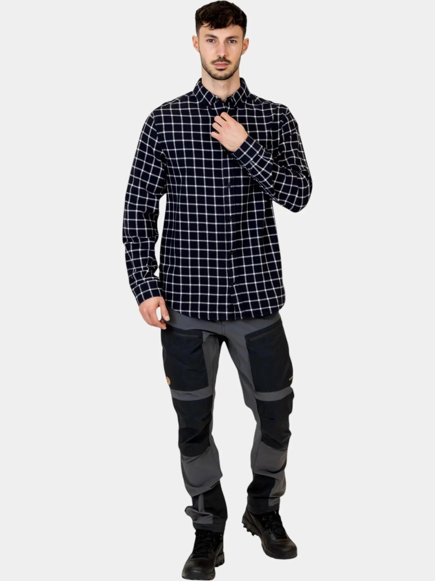 Férfi hosszú ujjú ing Övik Flannel Shirt M 6/7