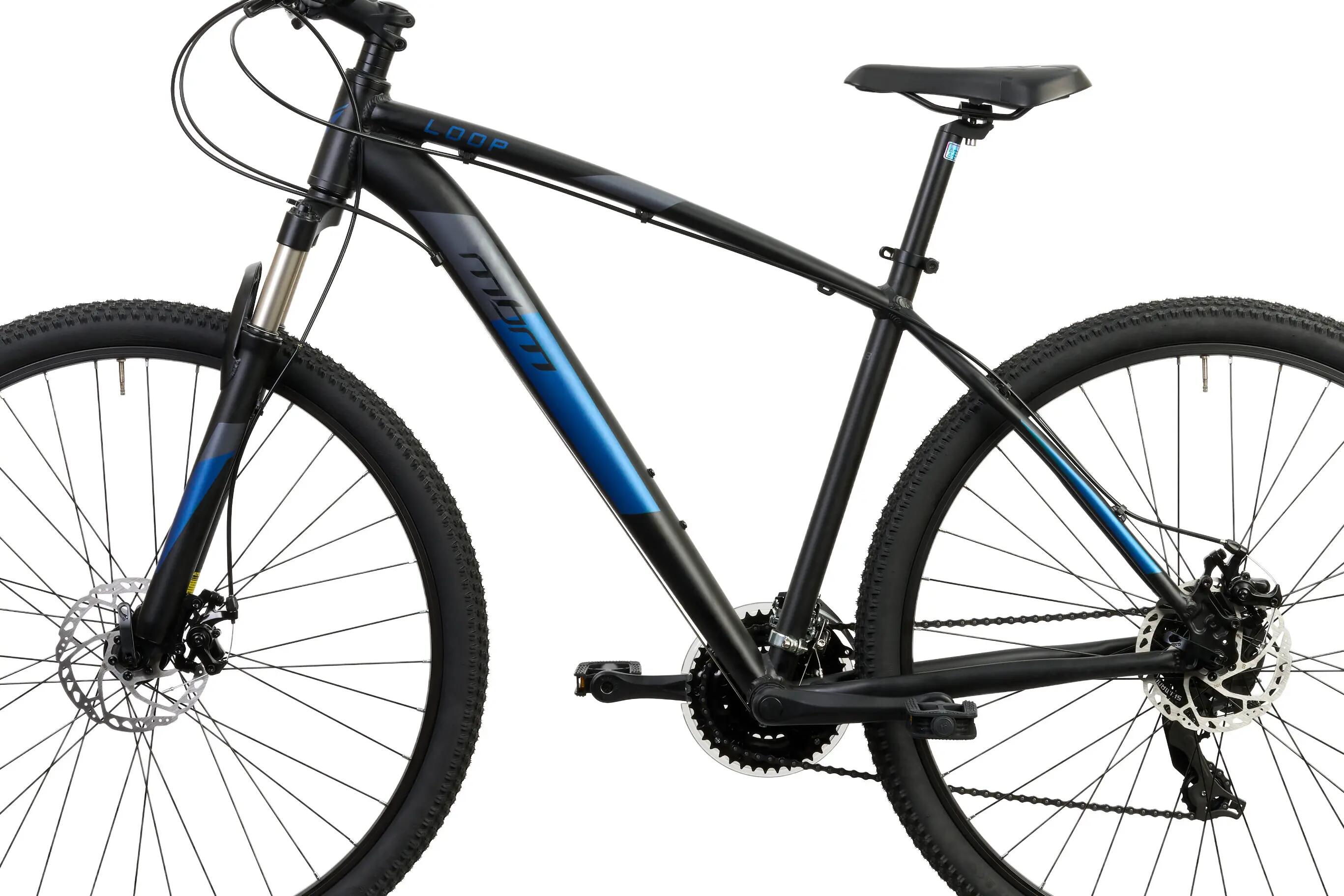 Rower Górski MTB Loop 29" Aluminiowa Rama Amortyzacja Tarczowe Hamulce Czarny 3/6