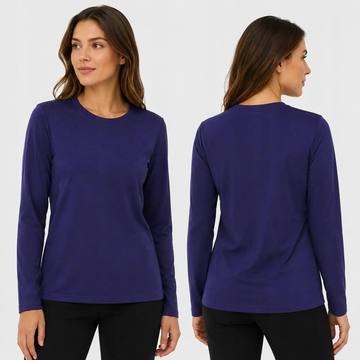 LONGSLEEVE UNISEX 4F BLUZKA MĘSKA DAMSKA Z DŁUGIM RĘKAWEM TLONU317 S 3/6