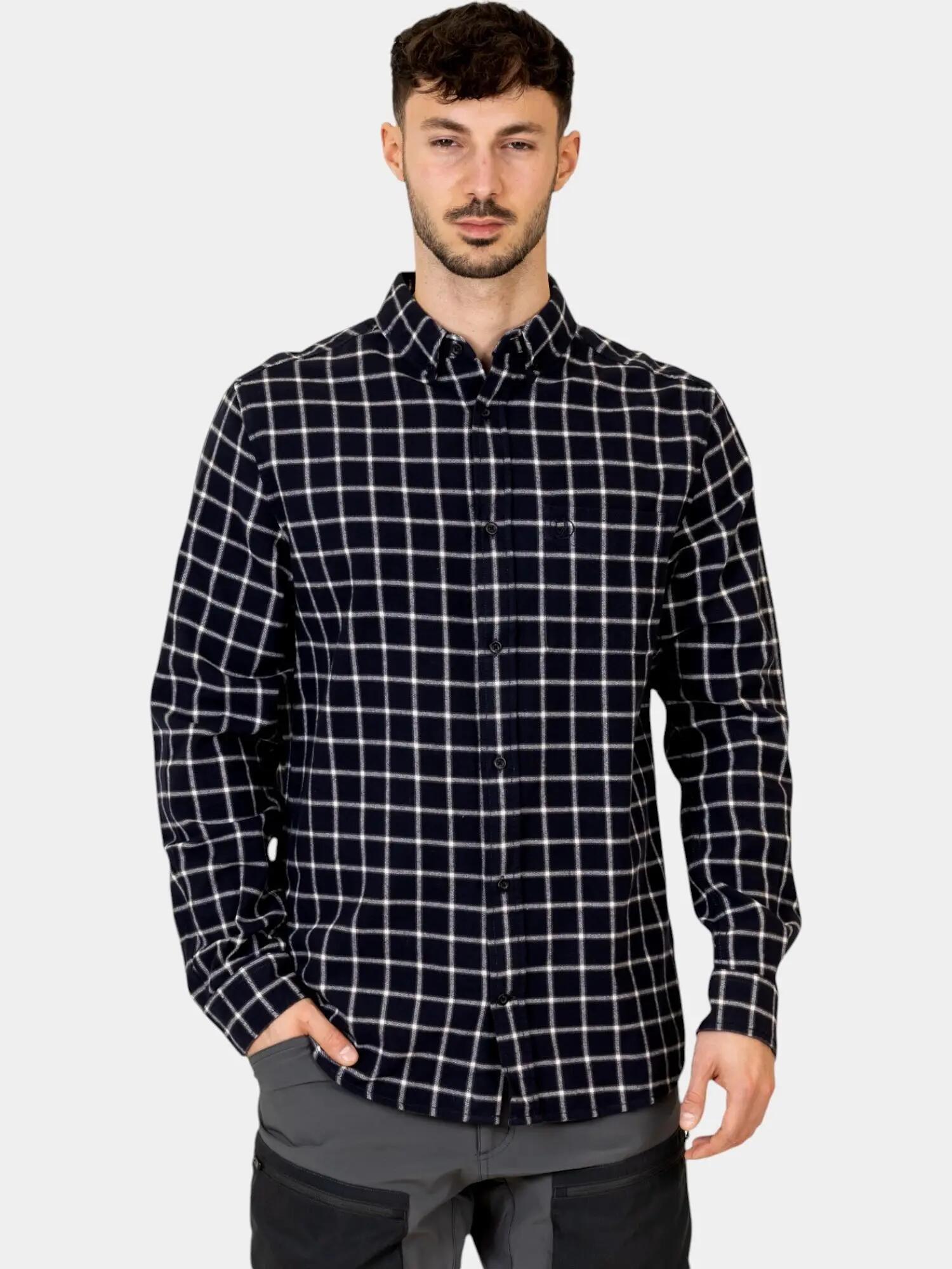 Férfi hosszú ujjú ing Övik Flannel Shirt M 2/7