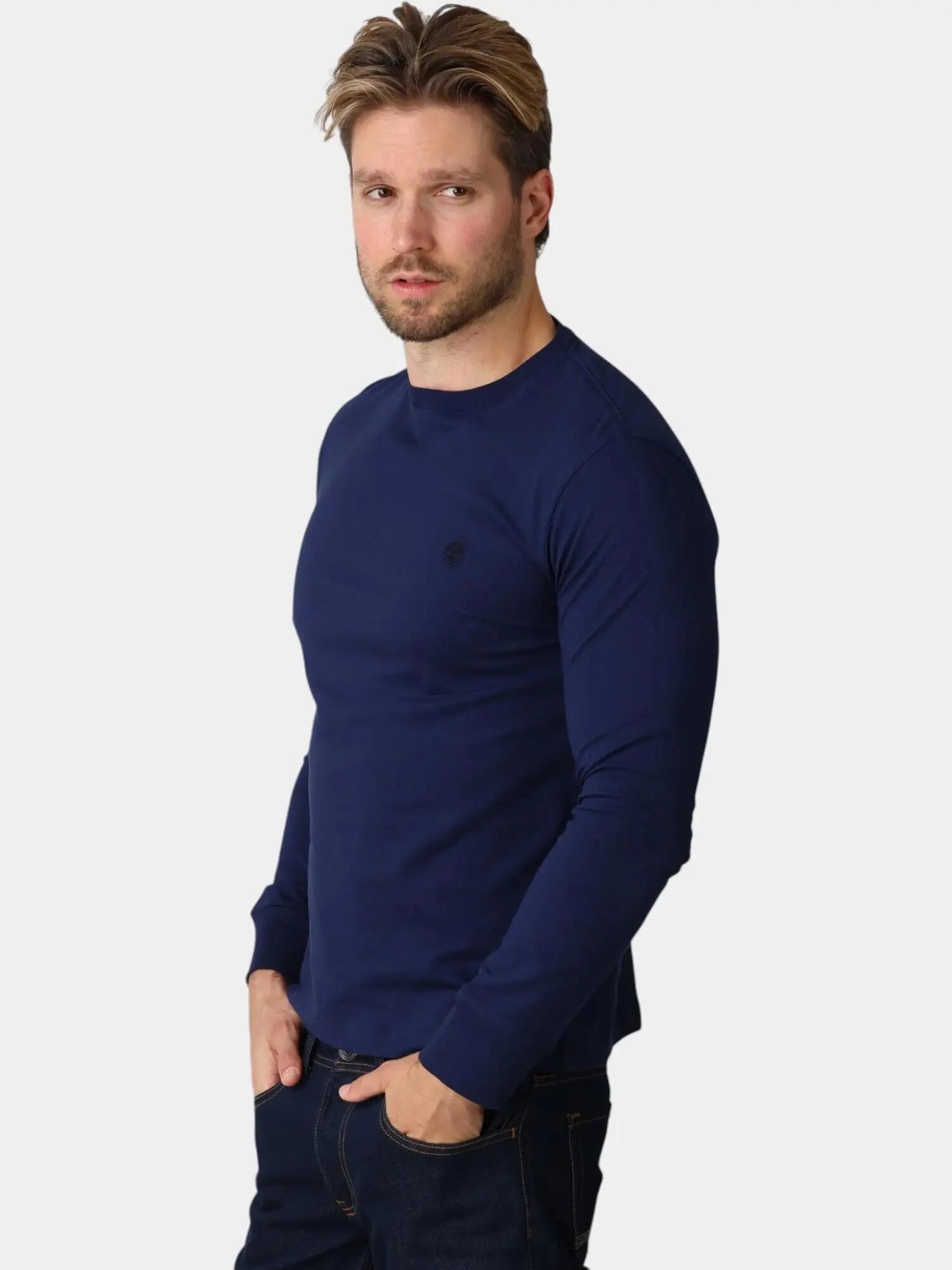 Férfi Dunstan River Tree Embroidered LS Tee hosszú ujjú póló 2/5