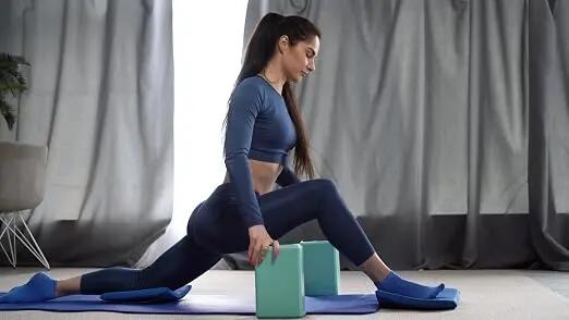 [Yoga Block EVA] Pilates & Yoga Zubehör Rutschfest mit Hoher Dichte 5/6