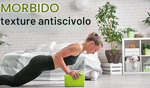 [Yoga Block EVA] Pilates & Yoga Zubehör Rutschfest mit Hoher Dichte 2/6