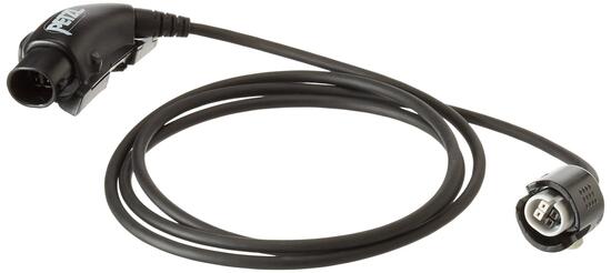 PETZL NAO Verlängerungskabel mit Gürtelclip, schwarz