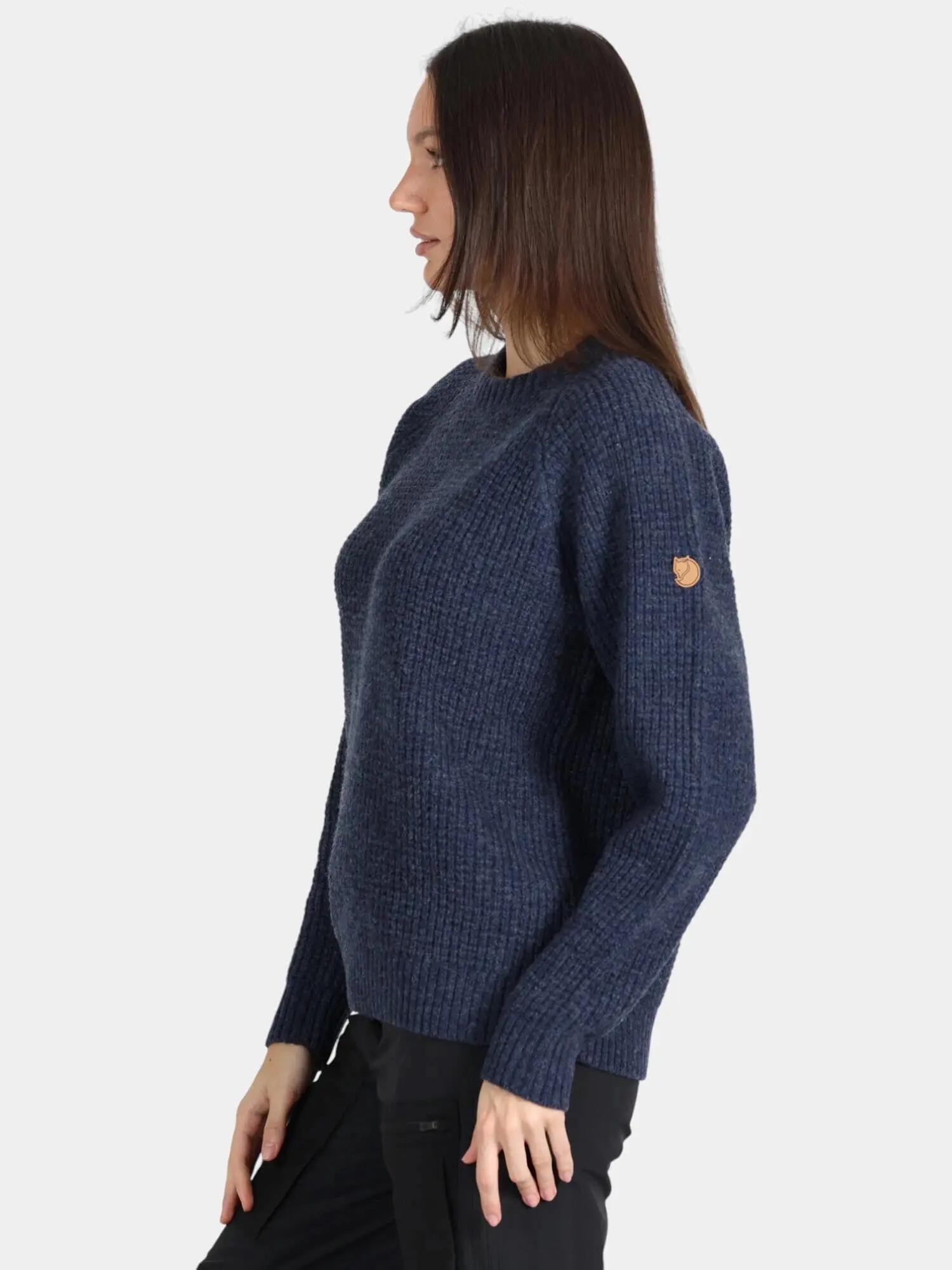 Női kötött pulóver Övik Waffle Knit W 2/5