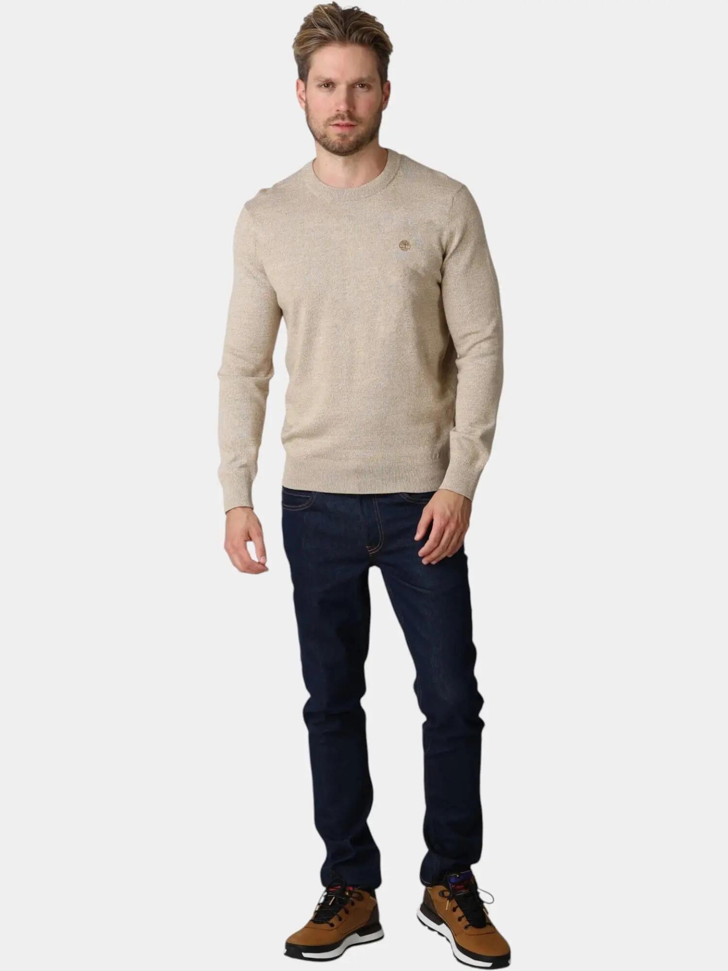 Strickpullover Herren Williams River Cotton Crew Neck 4/5