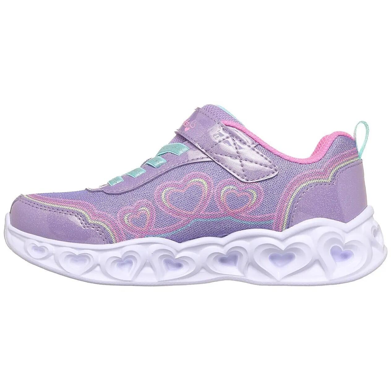 Baskets Skechers Heart Lights Bubble Love, Violet, Enfants 5/5