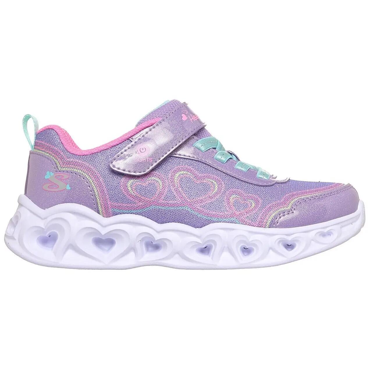 Baskets Skechers Heart Lights Bubble Love, Violet, Enfants 3/5