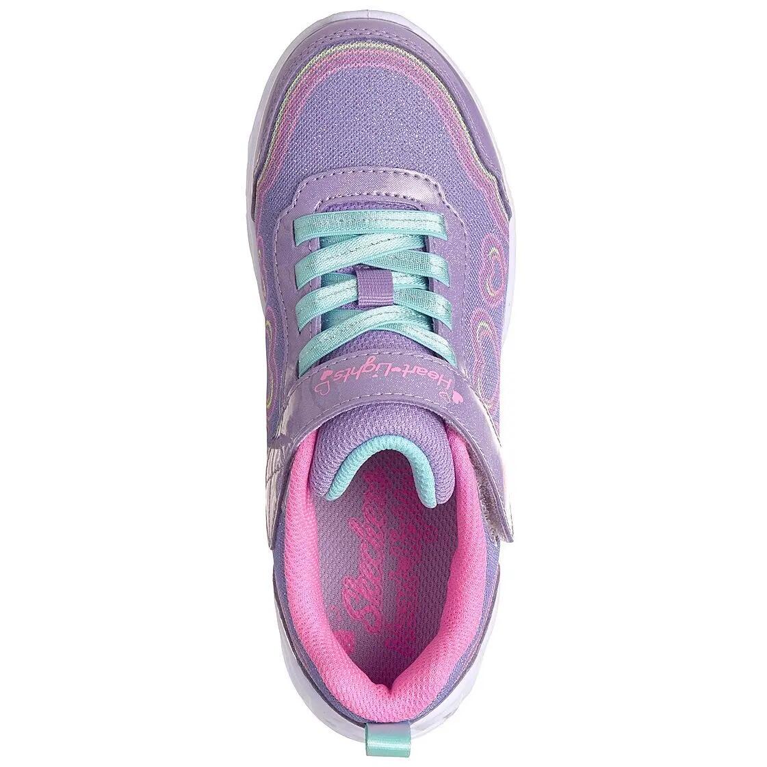 Baskets Skechers Heart Lights Bubble Love, Violet, Enfants 2/5